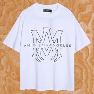 AMIRI Men's White Short Sleeve